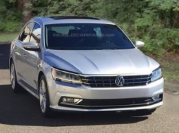 Обновленный Volkswagen Passat 2016 попал на шпионские фото