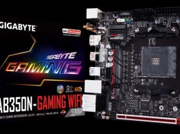 GIGABYTE анонсирует материнскую плату AB350N-Gaming WIFI