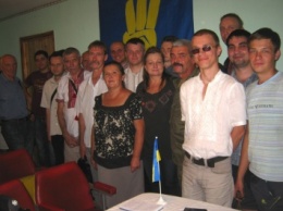 Запорожская "Свобода" провела конференцию и выдвинула кандидата в мэры