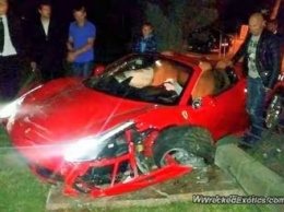 Ferrari 458 Spider разбился в ЮАР