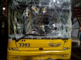 В столичном депо разбили три троллейбуса