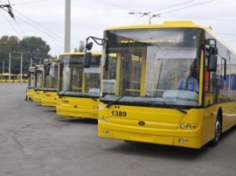 В Киеве выпустили на маршруты новые троллейбусы