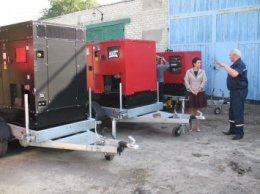 Луганщина получила от Немецкого Красного Креста мобильные электрогенераторы