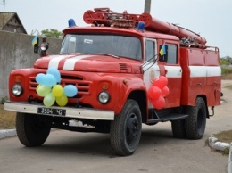 В Жовтневом районе торжественно открыли подразделение местной пожарной команды