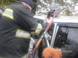 ДТП на Киевщине: Mercedes Sprinter протаранил ВАЗ - пострадал водитель. ФОТО