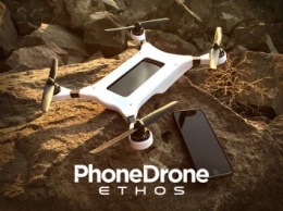 Чехол PhoneDrone Ethos превратит iPhone в квадрокоптер [видео]