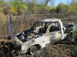 Похищенный в Первомайске автомобиль нашли сожженным на границе с Кировоградской областью