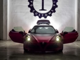 В Дубае Alfa Romeo показала особое купе 4C La Furiosa