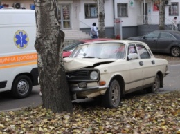 В Николаеве "Волга" врезалась в дерево: пострадали водитель и его 4-летняя пассажирка