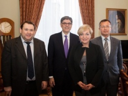 Гонтарева договорилась с министром финансов США Лью о более тесном сотрудничестве