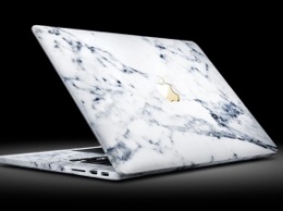 В США представили мраморный MacBook Pro с золотым логотипом Apple