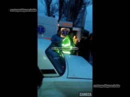 ДТП в Запорожье: ВАЗ полиции (милиции) врезался в столб - пострадали четверо правоохранителей. ФОТО