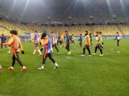 Футболисты "Шахтера" провели тренировку перед матчем с "Реалом"