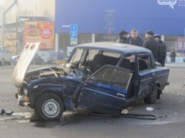 Страшная авария на Запорожском шоссе