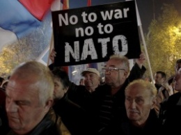 В Черногории прошел митинг против вступления в НАТО