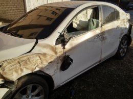 В Николаеве мужчина угнал автомобиль Mazda у бывшей сожительницы и разбил его