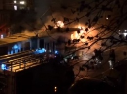 Во Львове произошел пожар в трамвае