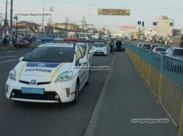 ДТП в Киеве: пьяный на VW Passat, скрываясь от полиции, сбил пешехода. ФОТО