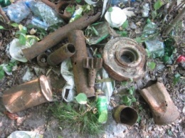 В Полтавской обл. местный житель обнаружил 17 боеприпасов в лесополосе