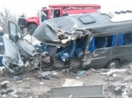 На трассе Кировоград-Кривой Рог столкнулись два автобуса, 10 пострадавших