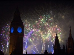 В Лондоне в новогоднюю ночь звучал микс из песен лучших британских исполнителей