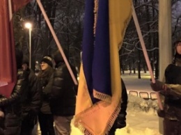В Латвии прошла акция в знак солидарности с Украиной в борьбе против российской агрессии
