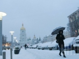 Пробки в Киеве не превышают 1 балла, температура составит от -7 до -9
