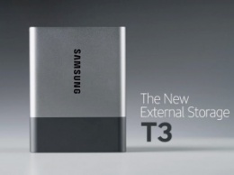 Samsung представила новый портативный SSD-накопитель Portable T3 с поддержкой USB-C