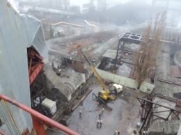 Фотофакт: на Запорожской электростанции произошел пожар