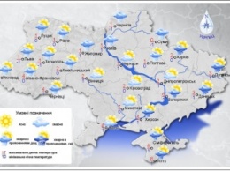 Погода на 13 января: В Украине дожди со снегом, до +3, в Киеве – около 0