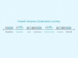 Украина отправила экспериментальный поезд по новому "Шелковому пути"