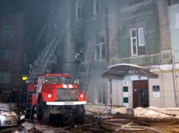 В центре Киева ночью произошел масштабный пожар