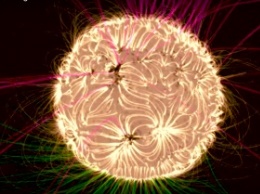 NASA превратило Солнце в диско-шар