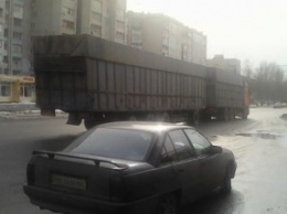 Общественники заявили, что николаевские полицейские не отреагировали на сообщения о негабаритном автопоезде