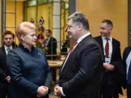 Порошенко в Мюнхене провел встречу с президентом Литвы Грибаускайте