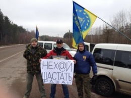 В Житомирской области начали блокировать российские фуры