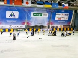 Украинцы подрались с монголами на чемпионате мира по хоккею с мячом