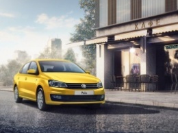Российский Volkswagen Polo стал желтым