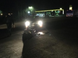 В Мукачево патрульная полиция сбила дедушку на мотоцикле