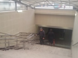 На площади Освобождения открыли первое крыло подземного перехода (фото)