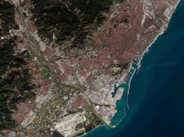 Европейское космическое агентство представило спутниковый снимок Барселоны