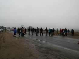 Жители села заблокировали движение на трассе «Одесса - Кучурган»