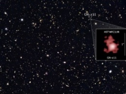 NASA показало самую дальнюю известную галактику