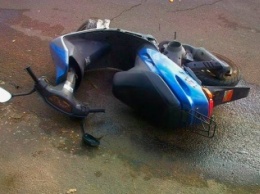 В Запорожской области пьяный "лихач" упал со скутера