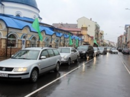 Активисты разблокировали дорогу возле границы со Словакией