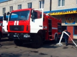 В Красноармейске (Покровске) появилось пожарное авто нового поколения