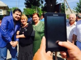 Саакашвили пожаловался на дороги в Вилково (ФОТО)