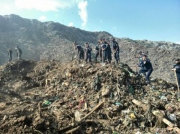 В сети появились фото и видео трагедии на мусорной свалке под Львовом