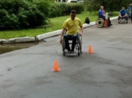 В Славянске состоялись соревнования среди инвалидов
