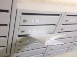 Почтальон сломал пластинку за 70 евро, чтобы засунуть в ящик (ФОТО)